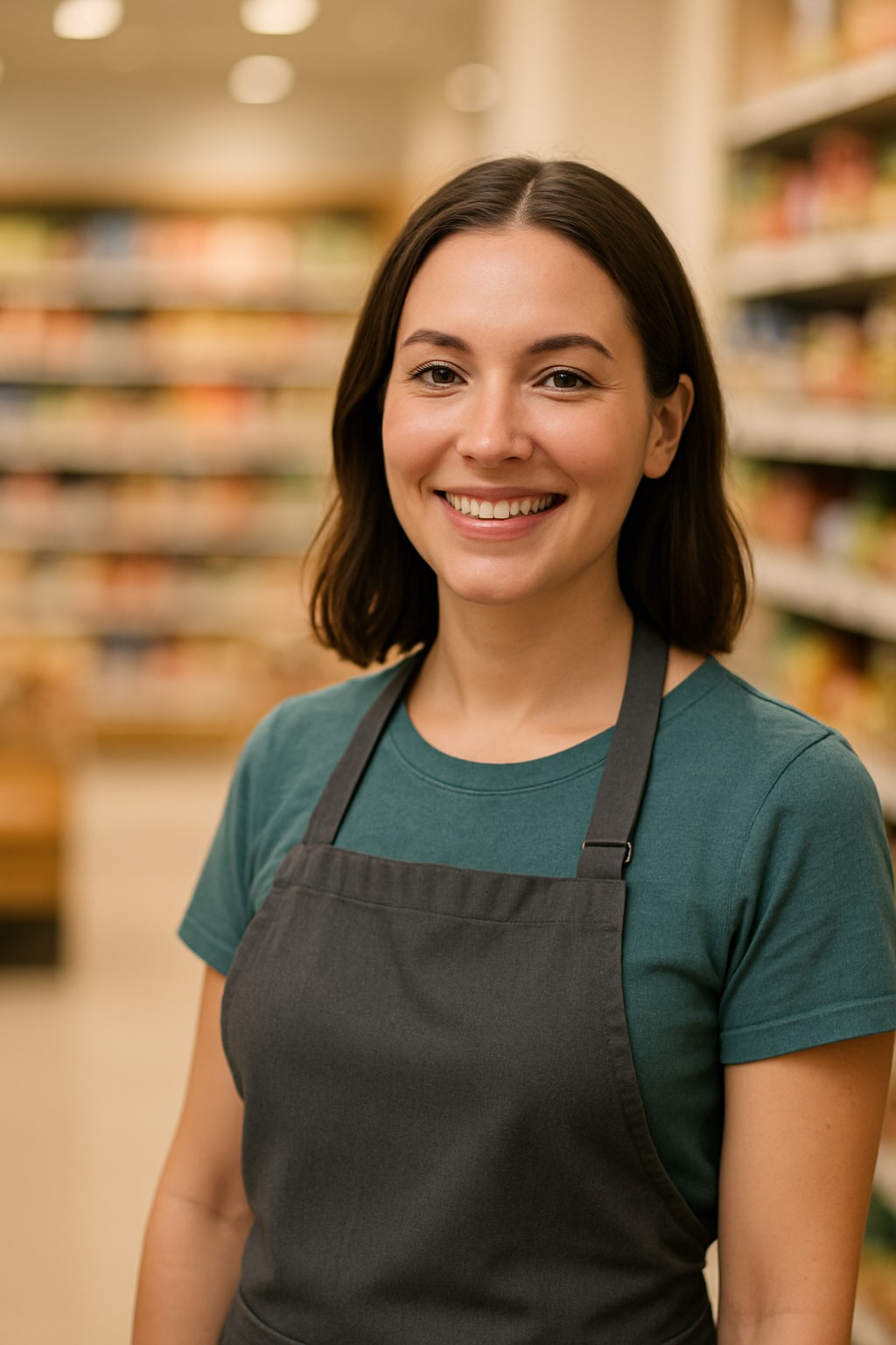 Another happy retail employee