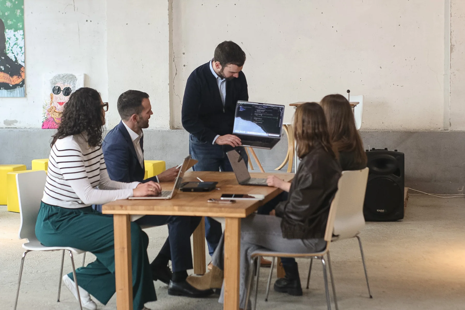Team analysiert Prozesse